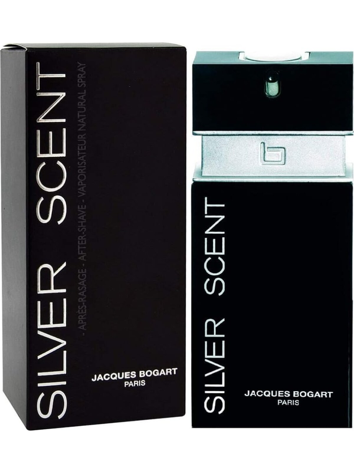 Silver Scent Jacques Bogart — frasco e caixa